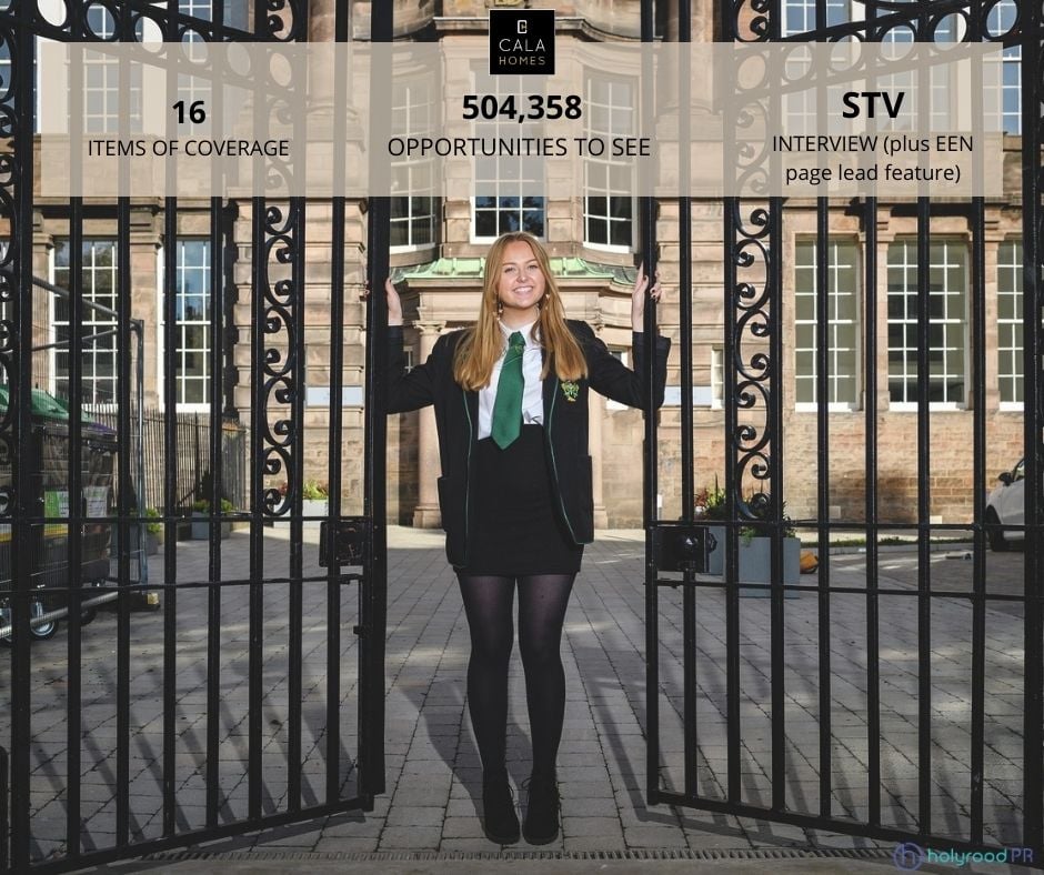 Property PR Photography, Copy of A primetime package on STV, with pupils and CALA East MD Craig Lynes interviewed and featured alongside attractive shots of interiors and exteriors