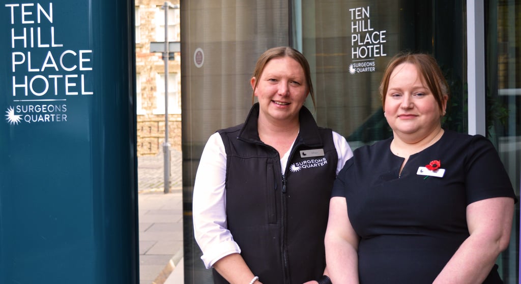 Hotel PR, Surgeons Quarter Ten Hill Place Hotel Edinburgh celebrates milestone anniversary
