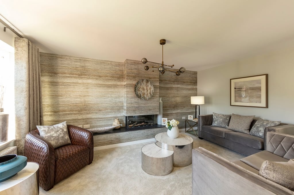 Property PR photography of Dundas Estates development near Lochleven Castle, Perth and Kinross, Mary Queen of Scots prison