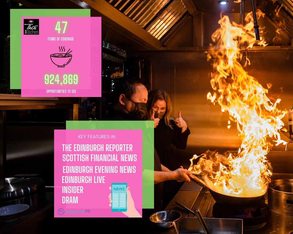 pub and restaurant PR Photography, Thai Express Kitchen, St James Quarter, Edinburgh