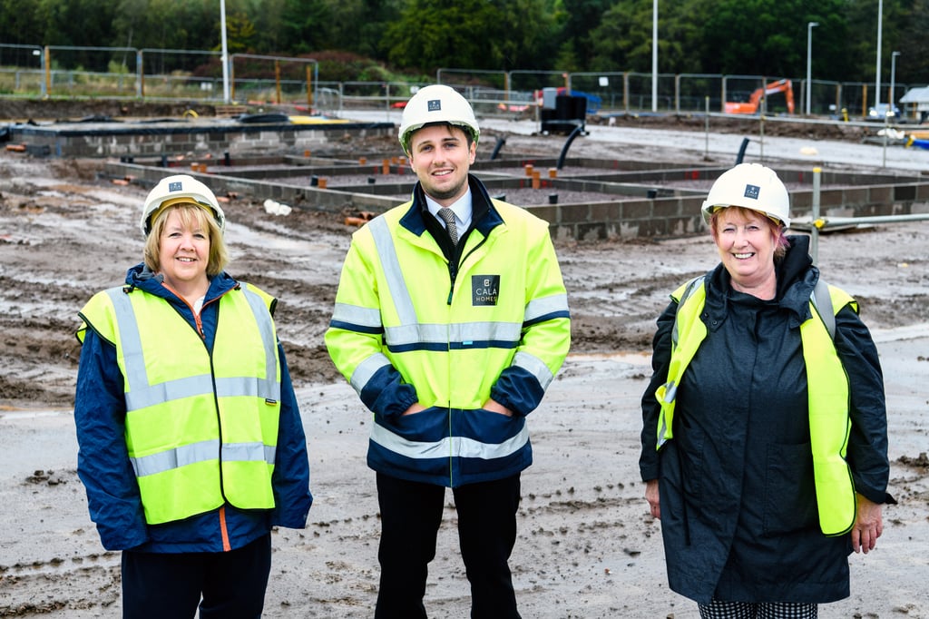 Property PR Photography, Christine Grahame, Stephen Faller and Mary Mulligan group photo