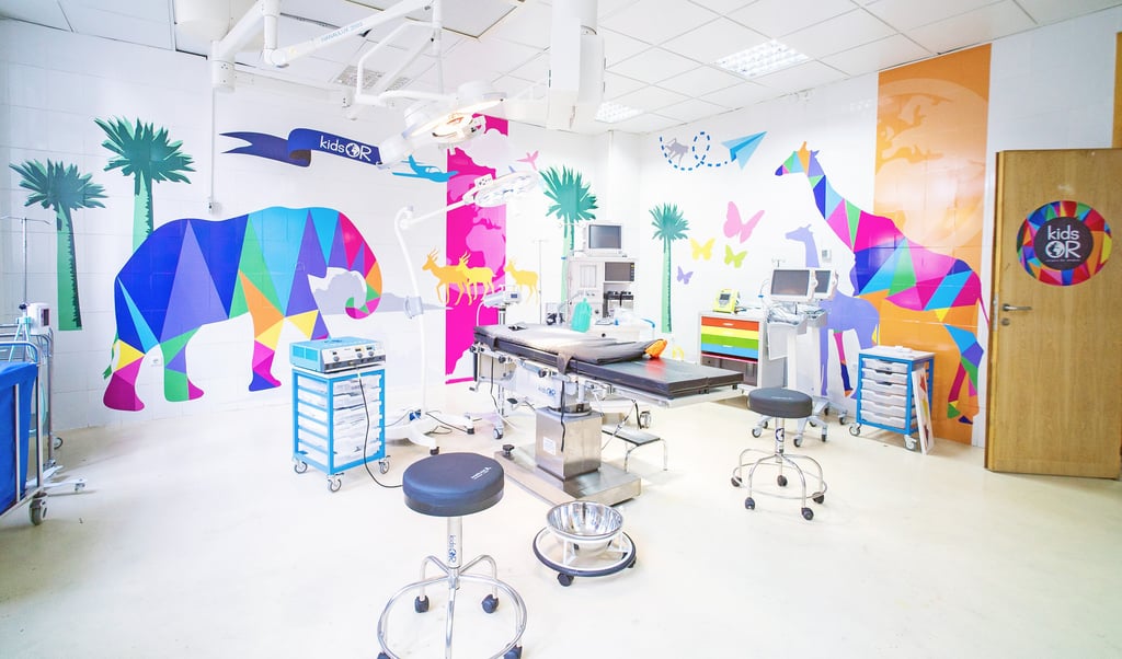Health PR photography, completed kidOR operating room