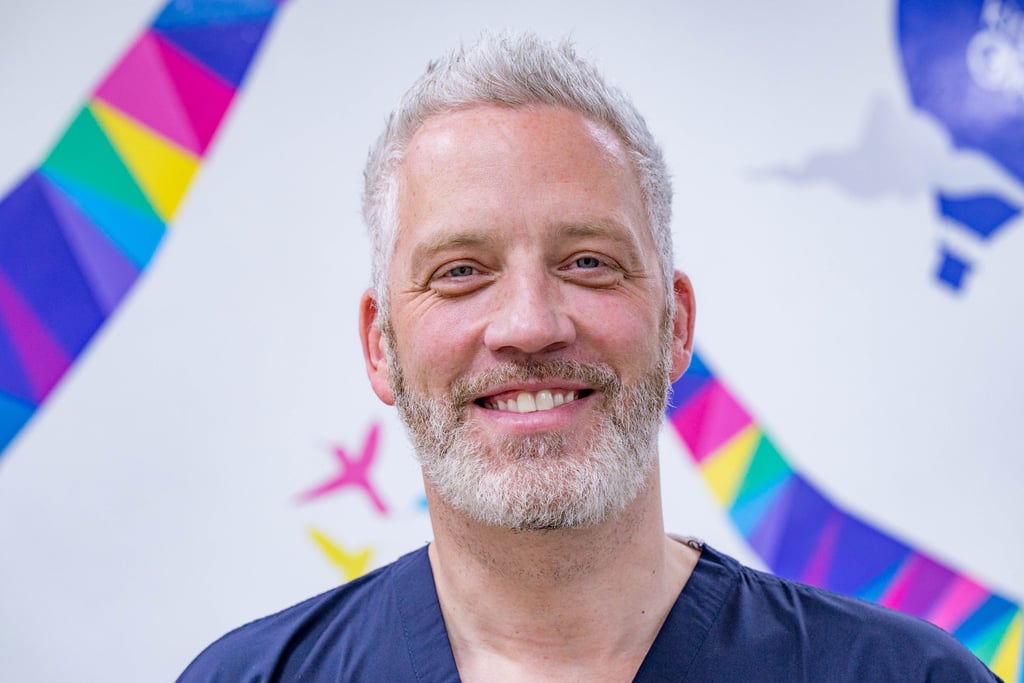 Garreth Wood in Charity PR photography