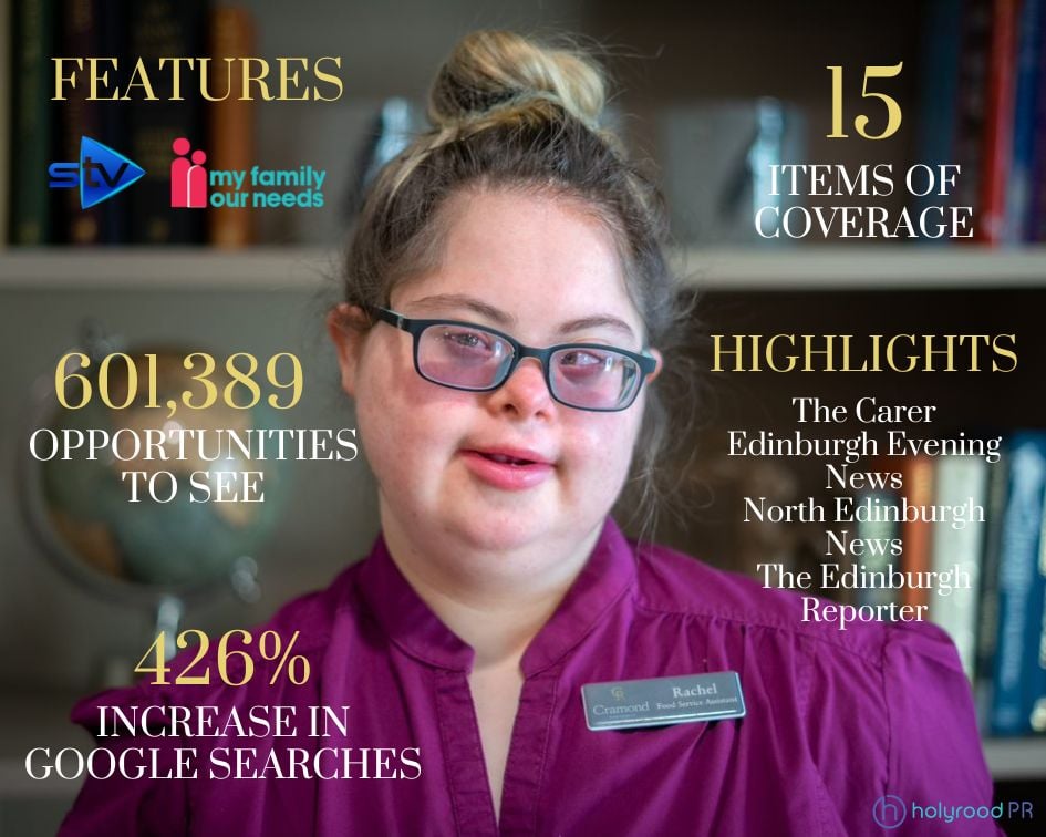 Scottish PR agency success, Cramond Residence's new Food Services Assistant makes her mark in the media
