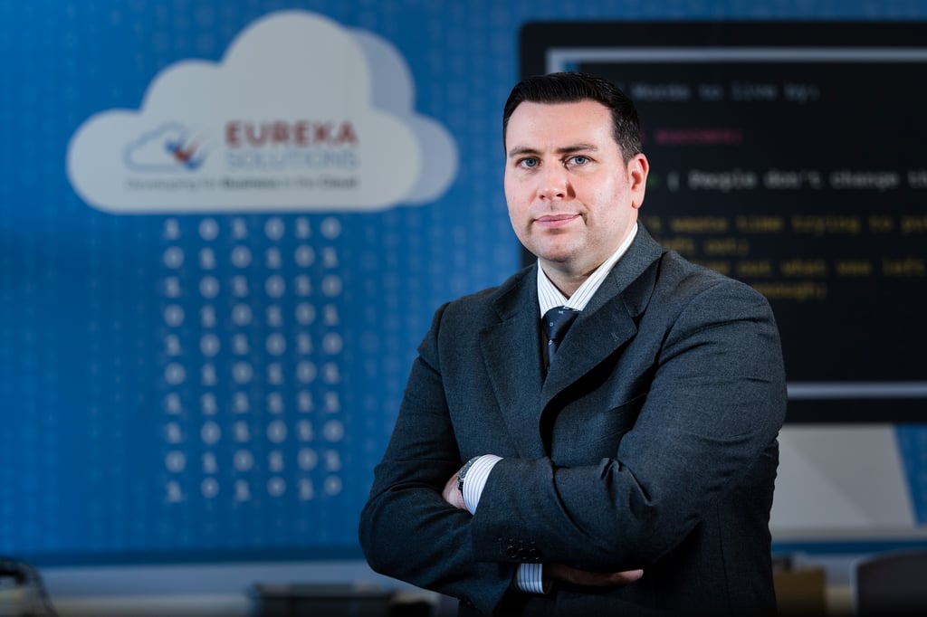 David Lindores, Eureka Solutions CEO in PR Agency Scotland Photography