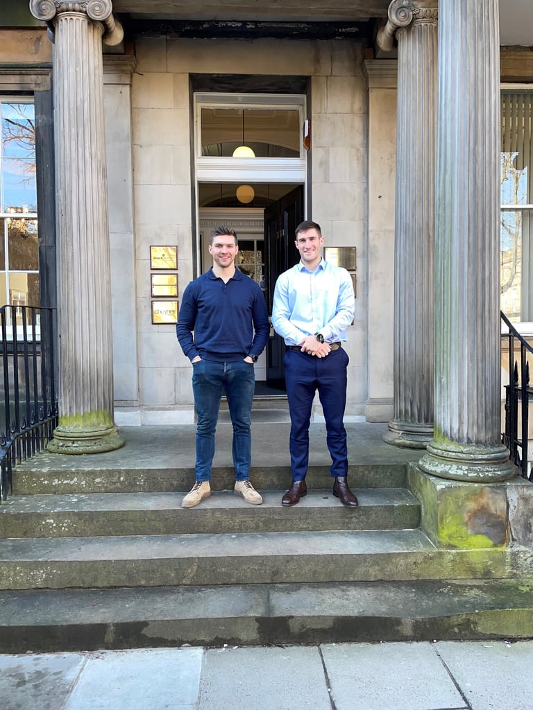 PR Scotland photography features ex-professional rugby players, Mike Allan & Jason Baggott