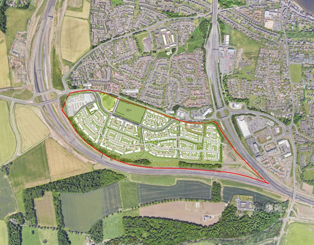 PR Scotland photography features masterplan for new Queensferry development