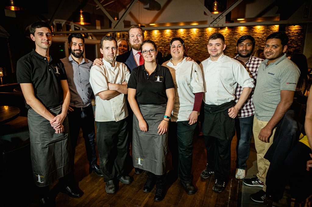 Pub and Restaurant PR photos of Pier Brasserie team