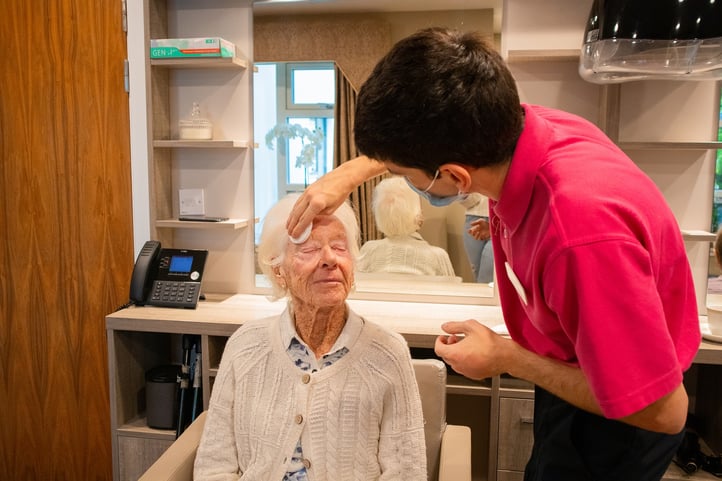 A Crammond residence enjoys high-quality treatment at the care home's new salon