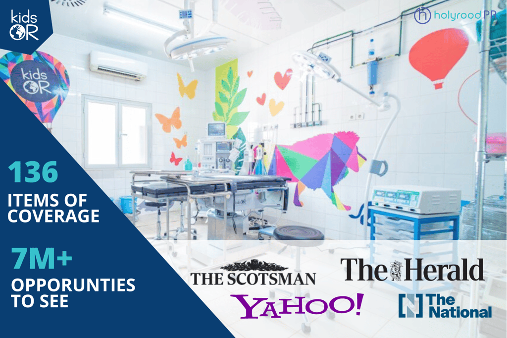 An impactful report by KidsOR capture the media's attention thanks to charity PR experts
