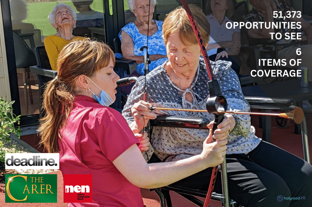 Cramond Residence won over the media by creating an opportunity for its residents to try something new | Scottish PR agency
