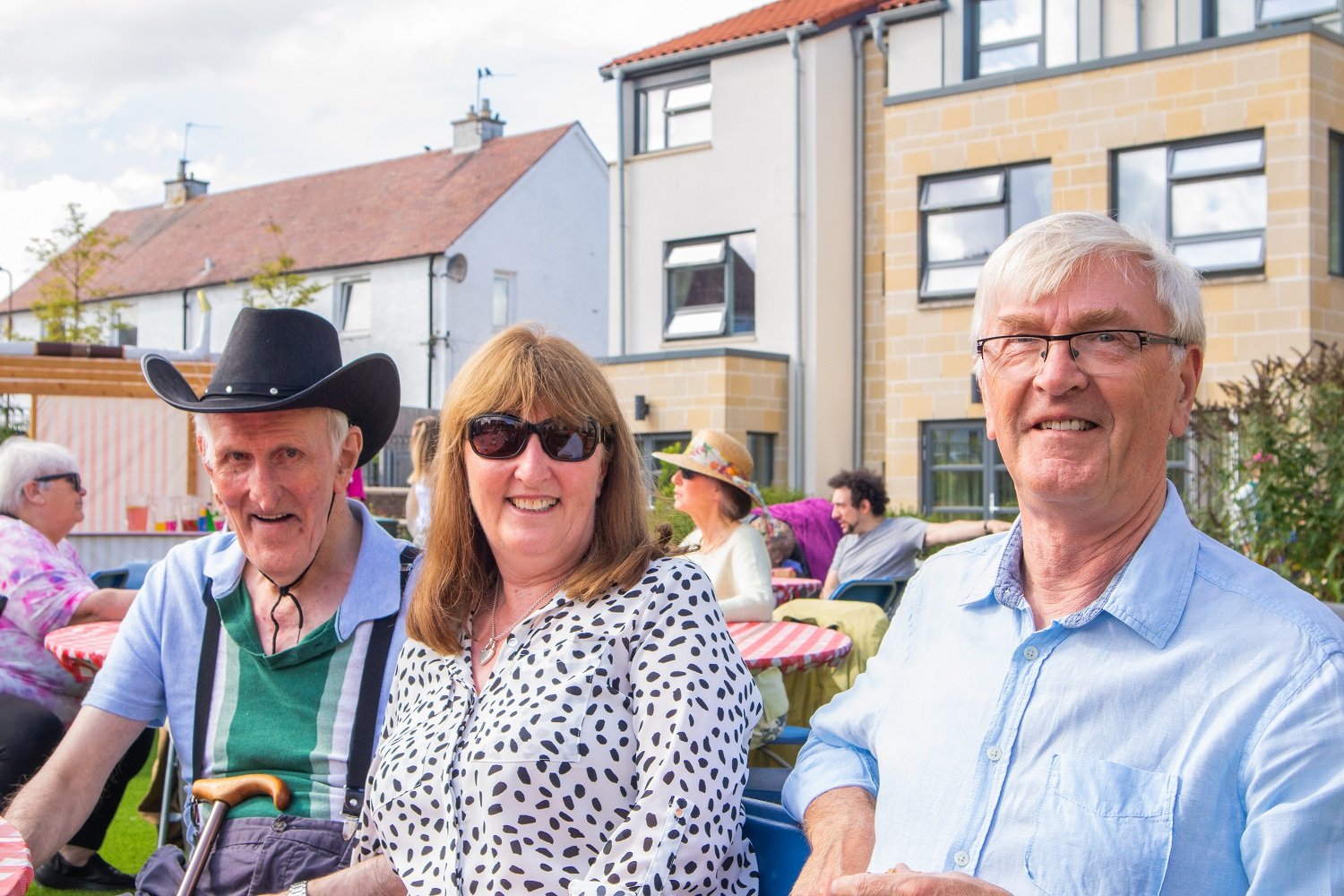 Guests enjoy sunshine at Cramond hoedown throwdown event