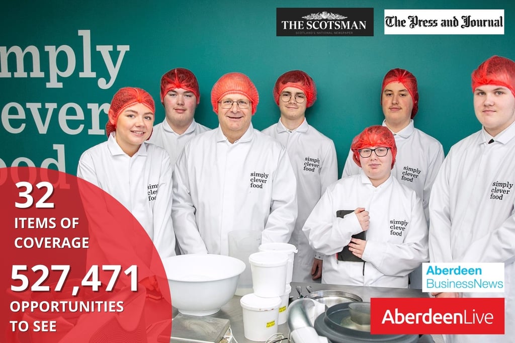 Food firm’s commitment to future workforce cooks up a storm in the media thanks to Scottish PR agency