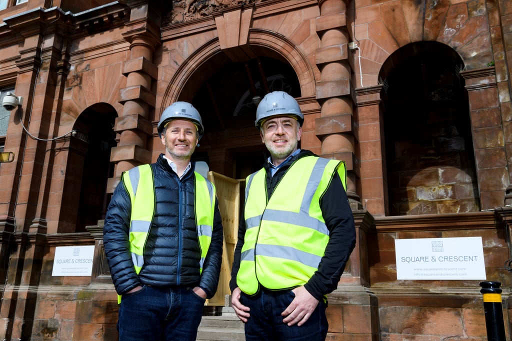 PR agency in Scotland showcase Square and Crescent's newest development in front of the Royal Meadows