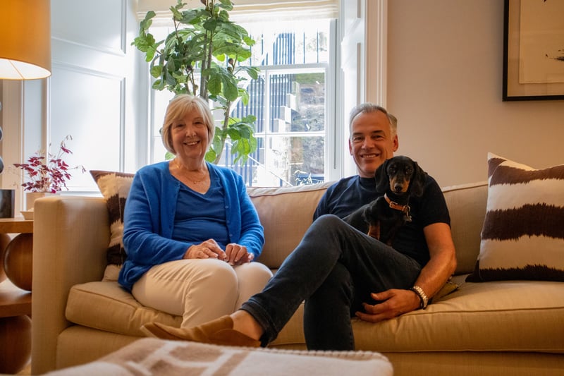 Scottish PR agency captures Esme and Derek, happy buyers at Abercromby Place