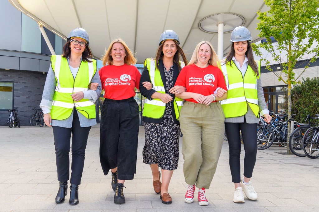 Edinburgh PR agency shares that Square and Cresent have become an official charity partner with Edinburgh Children's Hospital Charity