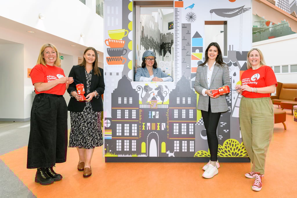 Edinburgh PR agency shares that Square and Cresent have become an official charity partner with Edinburgh Children's Hospital Charity