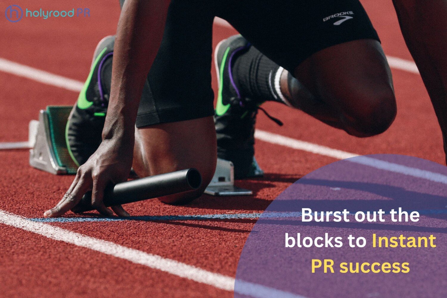 Instant PR success graphic created by Holyrood PR