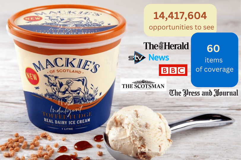 Ice cream favourite revels in sweet success thanks to Scottish PR power