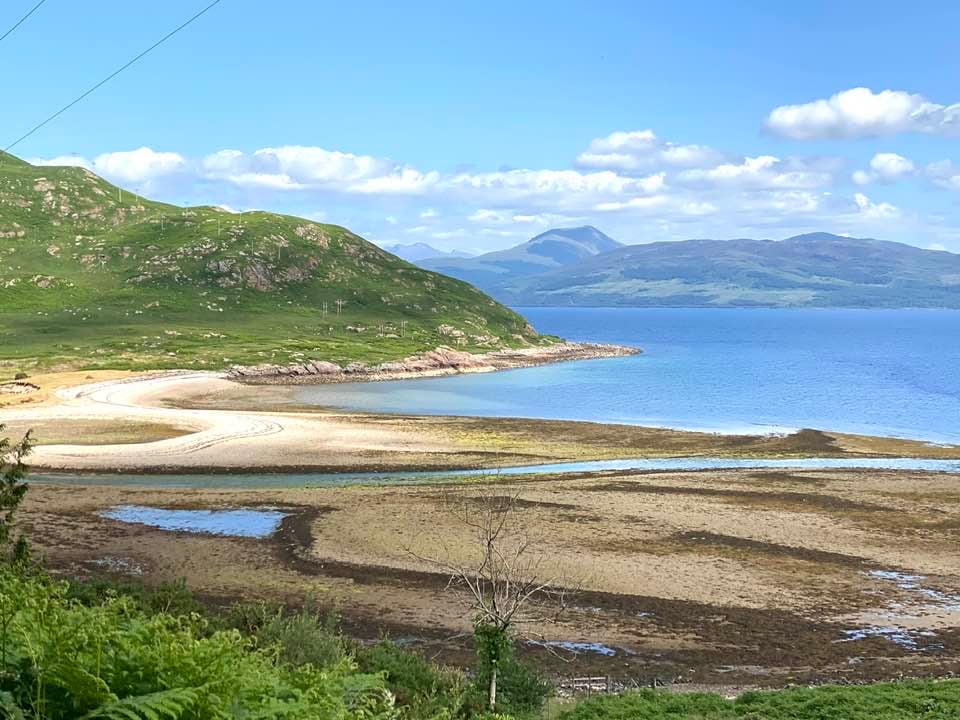 Loch Linnhe in the sun for Coastal community fight to stop Scotland’s largest fish farm Image used by Scottish PR Agency