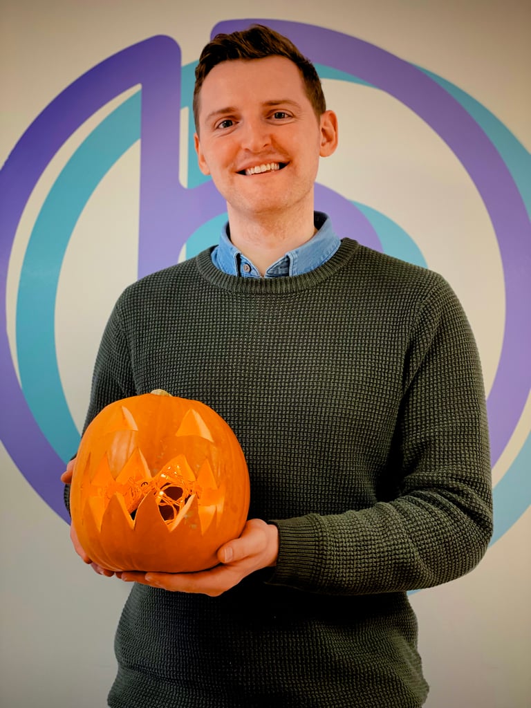 Holyrood PR Halloween photos 2021 -Team spirit brought to life in Scottish PR photography
