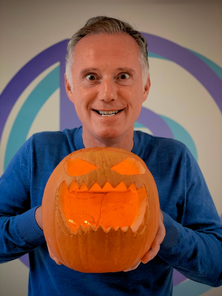 Holyrood PR Halloween photos 2021 -Team spirit brought to life in Scottish PR photography