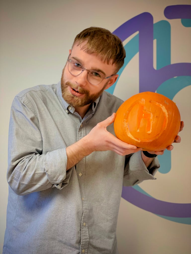Holyrood PR Halloween photos 2021 -Team spirit brought to life in Scottish PR photography