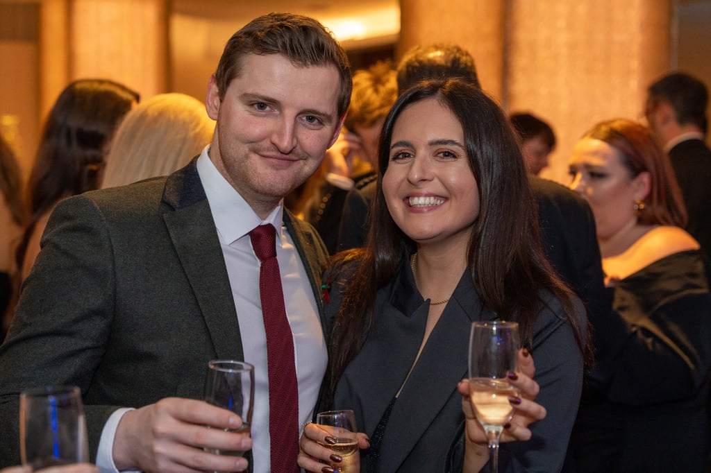 Award winning Edinburgh PR agency Holyrood team celebrating at CIPR PRide Awards 2023.