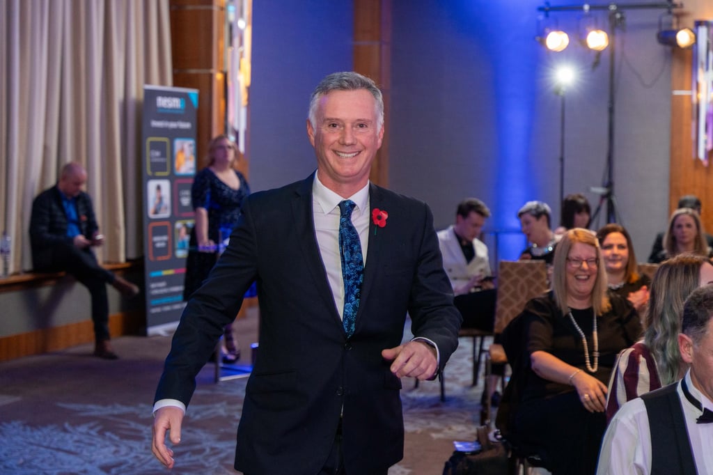 Award winning Edinburgh PR agency Company Director Scott Douglas at CIPR PRide Awards 2023.