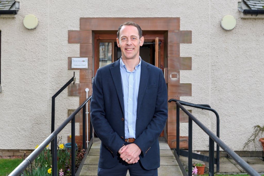Doug Moyes, Director of Customer Service at Blackwood image used by Edinburgh PR company
