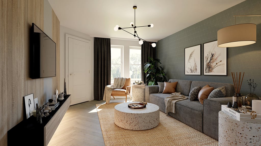 Living room from Dundas elliot house - image used by property PR company
