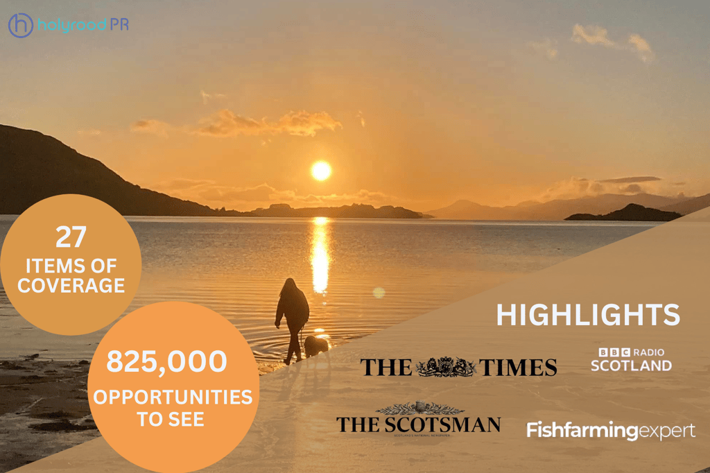 A success post detailing media coverage created by Scottish PR Agency Holyrood PR