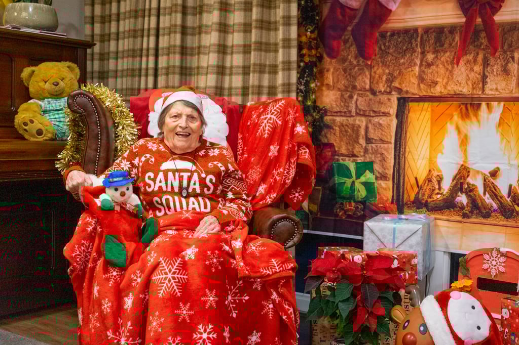 A resident in the Christmas spirit by Scottish PR Agency