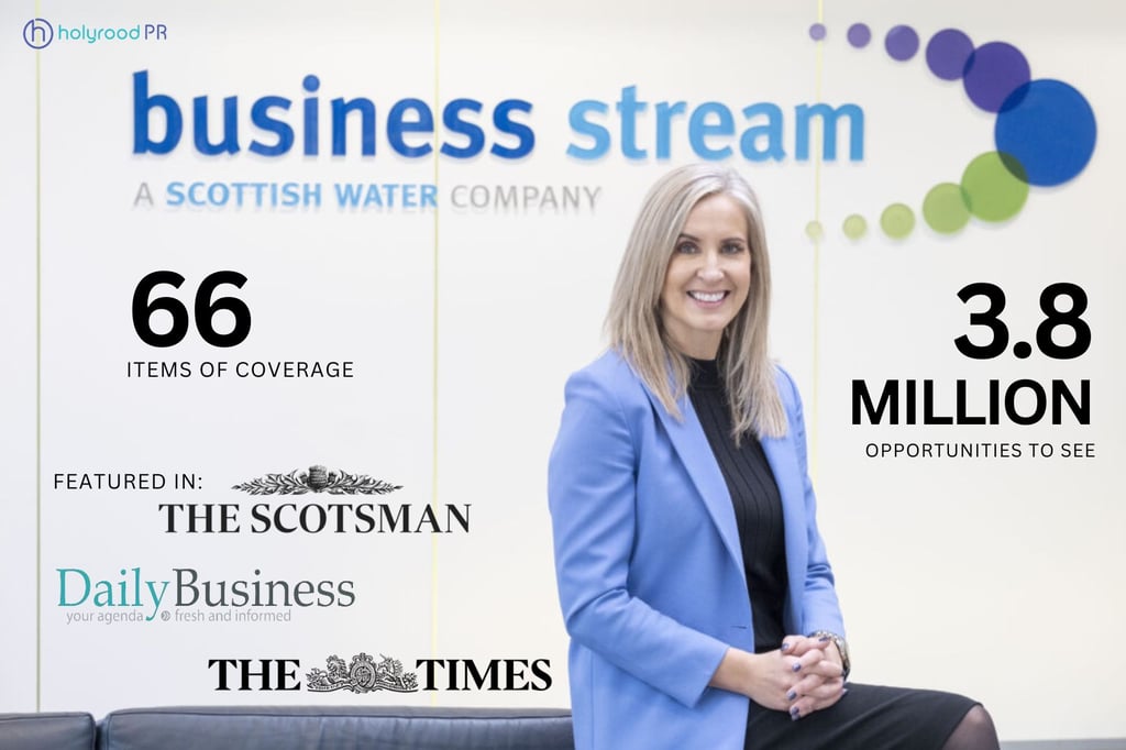 Business Stream showered in media attention thanks to Scottish PR Agency