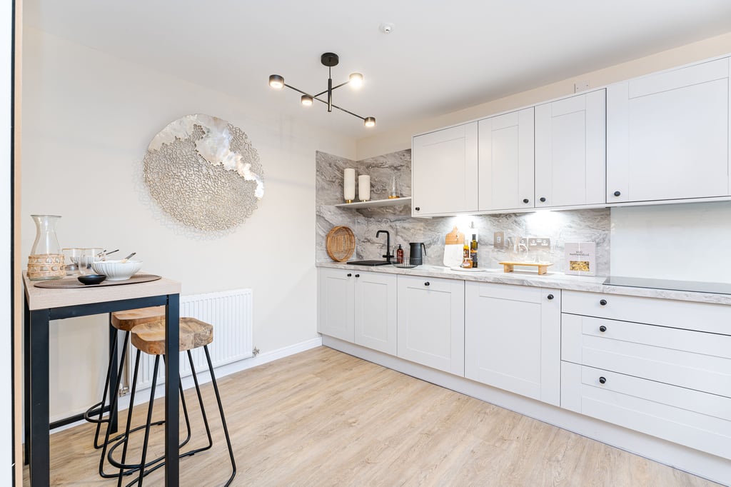 Kitchen area from Dundas house - image used by property PR company