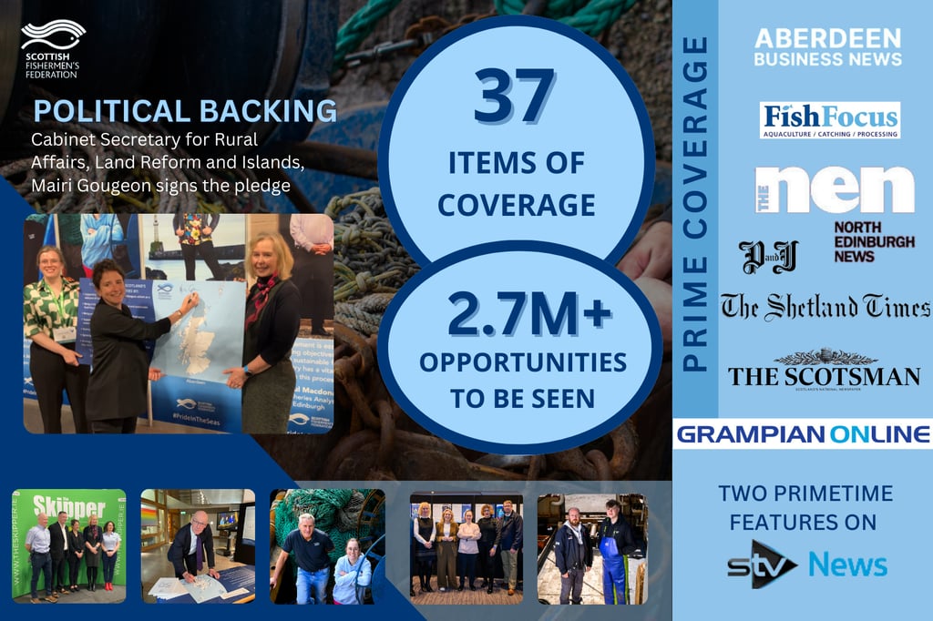 Political backing at key industry event and inaugural report launch marks a turning point for Scottish Fishing Industry | strategic communication
