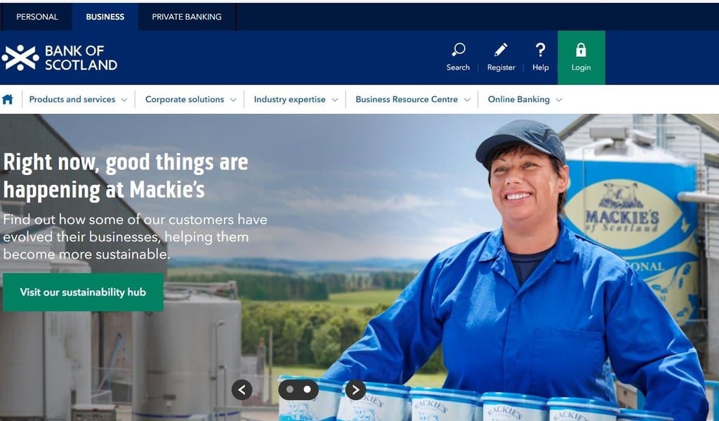 Mackie's feature on bank website thanks to PR agency