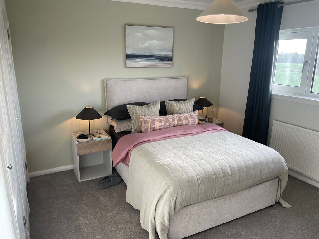 Bedroom in the show home at Craigiehall Meadows | Property PR