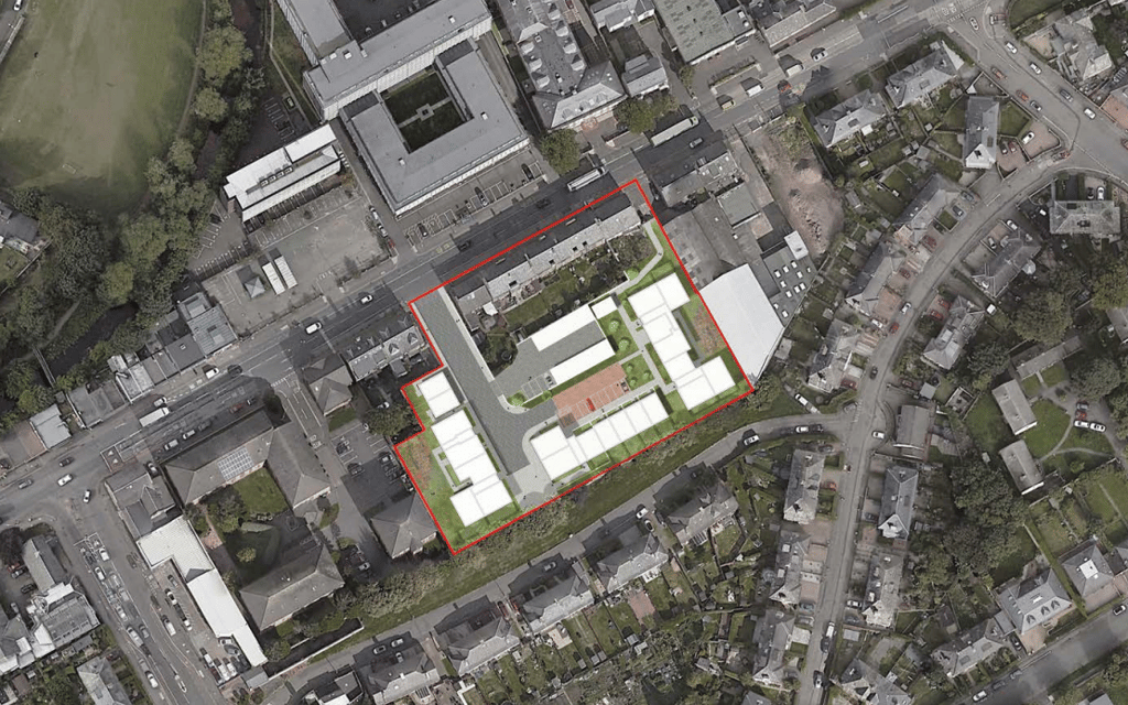 CGI aerial view of the proposed development by Dundas Estates | Scottish PR