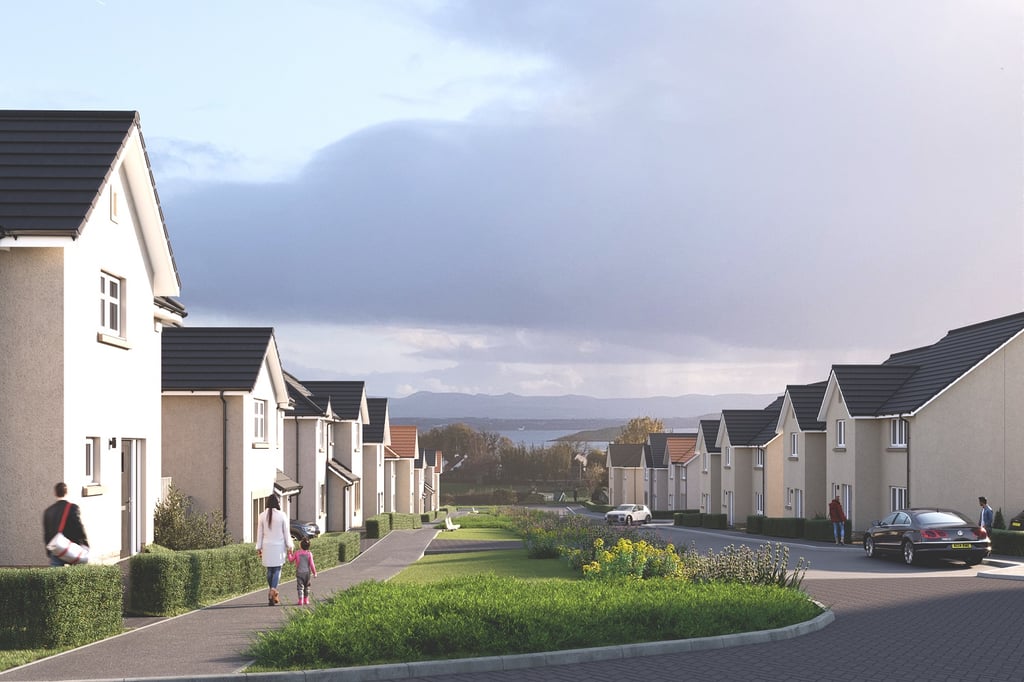 Aberdour Street Scene by Cala Homes (East) | Scottish PR agency