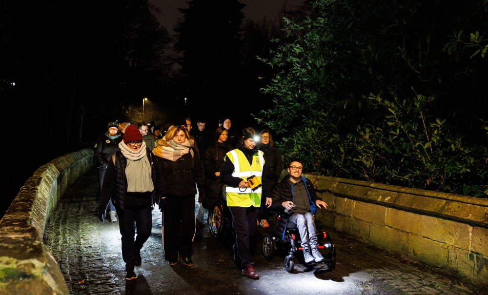 Group at Castlemilk Park with Paths for All | Charity PR