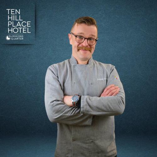 Executive Chef Dominik Kawalec, from Ten Hill Place Hotel, Surgeons Quarter, Scottish PR Agency