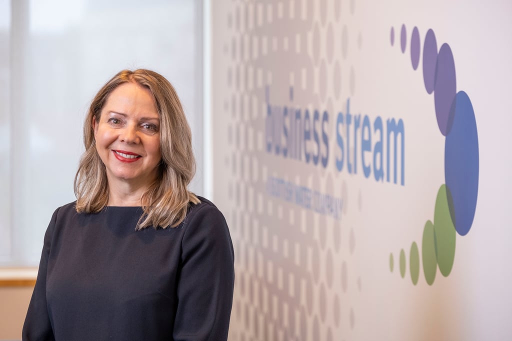 Jo Mayes, Customer Services Director at Business Stream. PR in Scotland