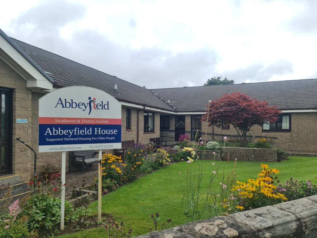 Scottish PR Photography of Abbeyfield District Society exterior