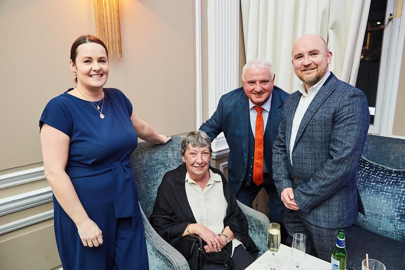 Scottish PR photography of Blackwood team- Anne Jenkins, Elaine Willis, Andy Magee and William Wright