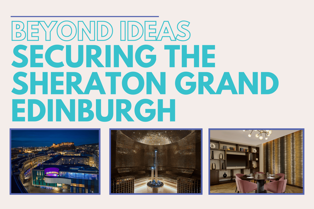 Scottish PR Graphic depicting new client Sheraton Grand