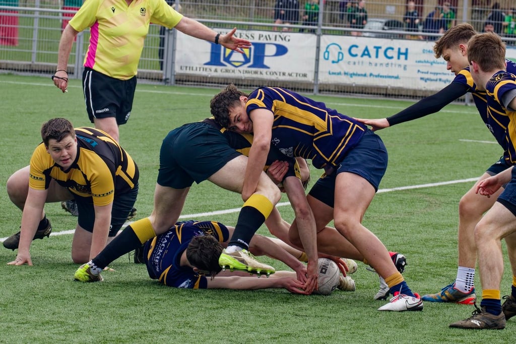 U18s Rugby play featuring player Dan Shellard