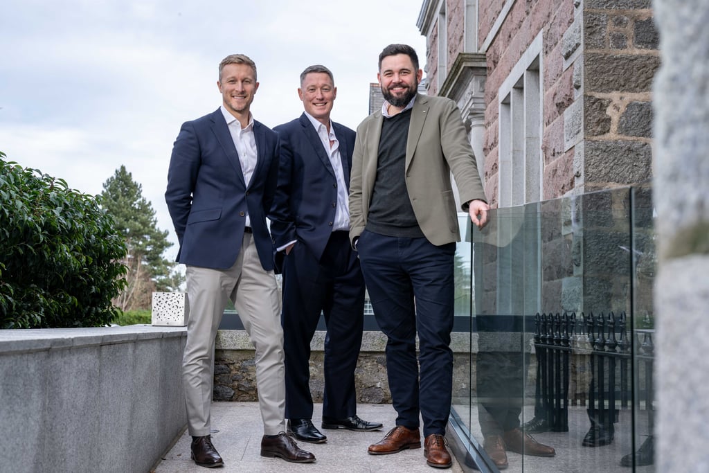 PR Photography of leadership at Simpson & Marwick Group, (L-R) Gary Wales, Rob Aberdein, Sean Nicol