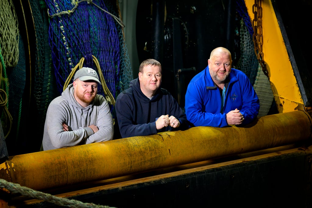 Adam, Paul and Mark Robertson features in powerful photo exhibition for the Scottish Fisherman's Federation, supported with PR photography