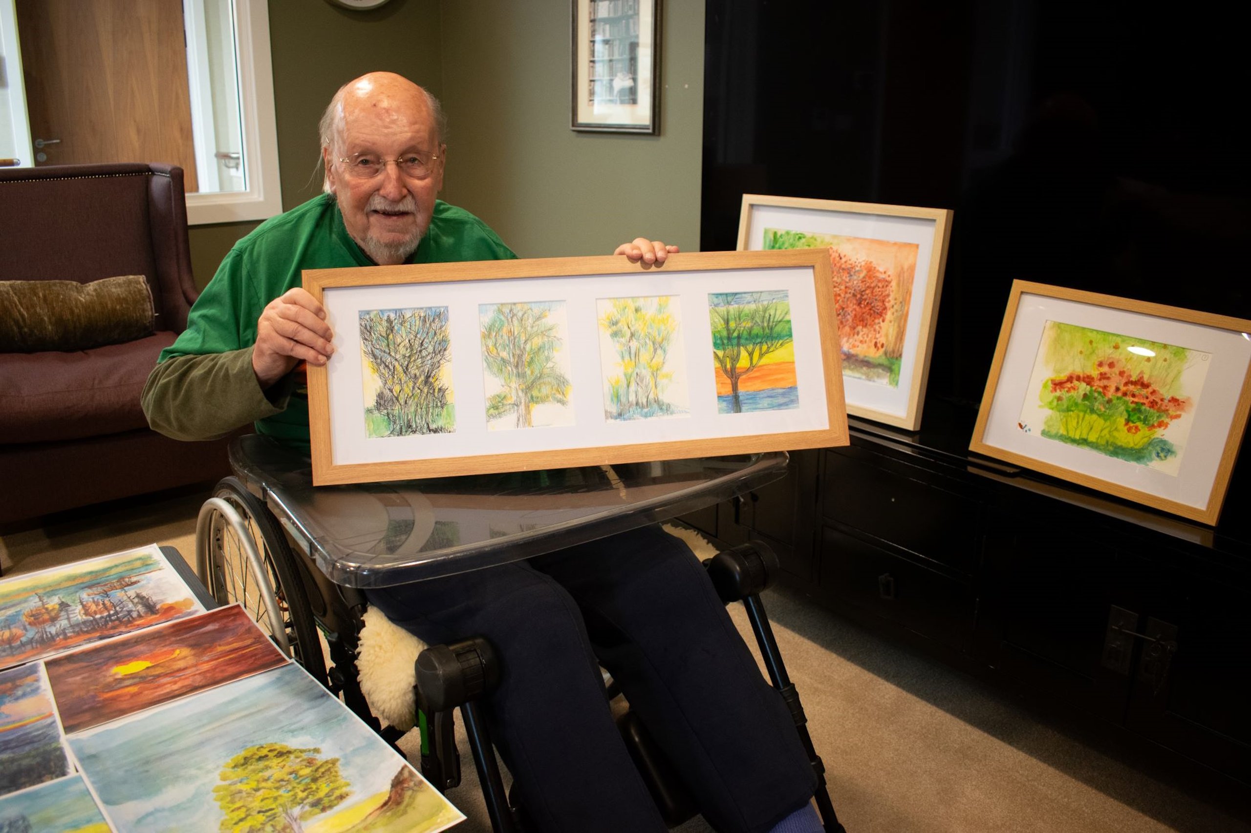 Scottish PR | New chapter begins with 88-year-old's first painting exhibition